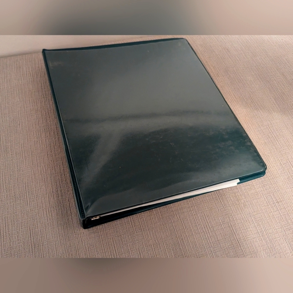 Green 3-Ring Binder